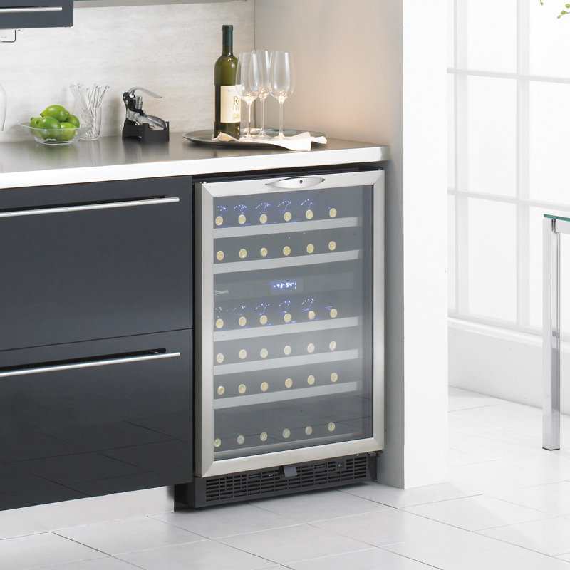 Danby 51 Bottle Silhouette Dual Zone BuiltIn Wine Cooler & Reviews